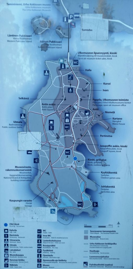 seurasaari island map